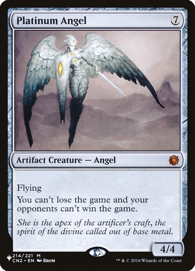 Anjo de Platina / Platinum Angel - Magic: The Gathering - MoxLand