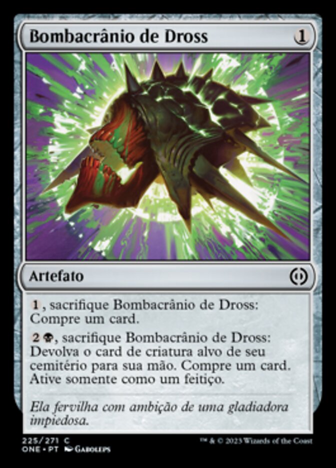 Bombacrânio de Dross / Dross Skullbomb - Magic: The Gathering - MoxLand