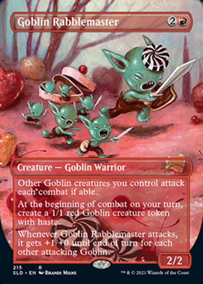 Goblin Líder da Plebe / Goblin Rabblemaster - Magic: The Gathering - MoxLand