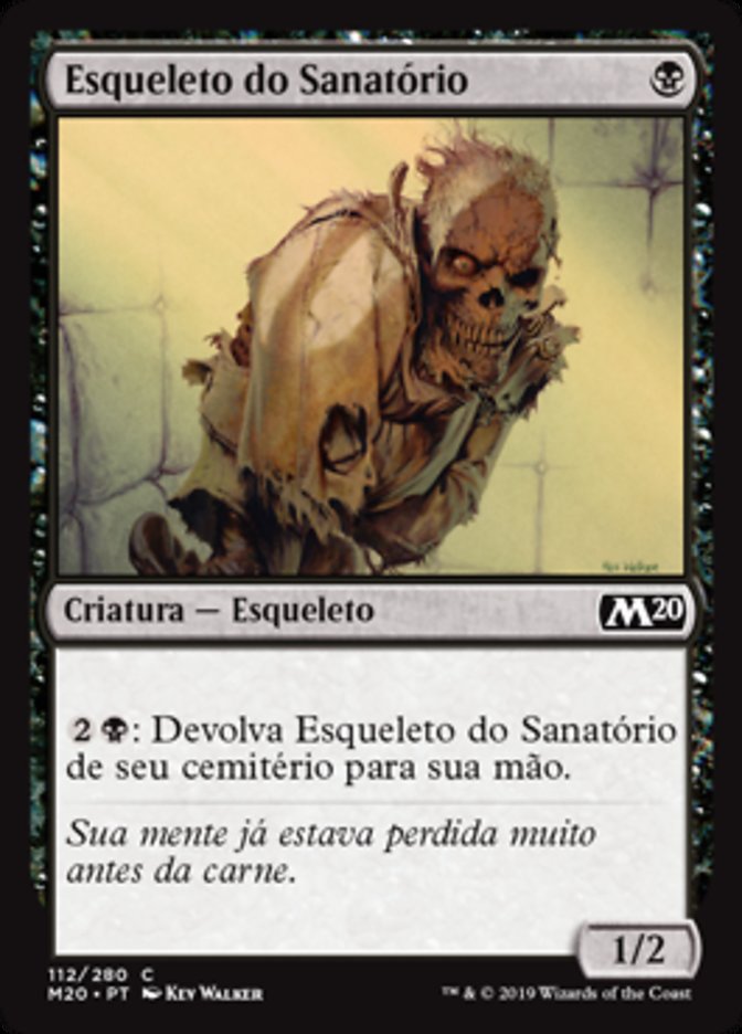 Esqueleto do Sanatório / Sanitarium Skeleton - Magic: The Gathering - MoxLand