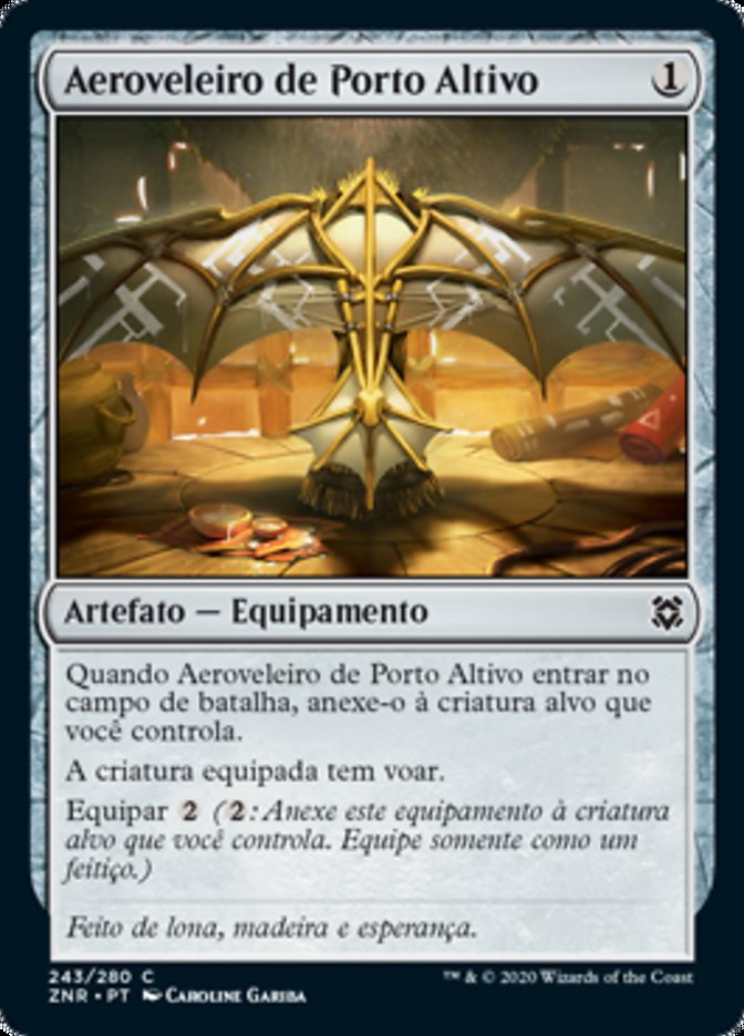 Aeroveleiro de Porto Altivo / Cliffhaven Kitesail - Magic: The Gathering - MoxLand