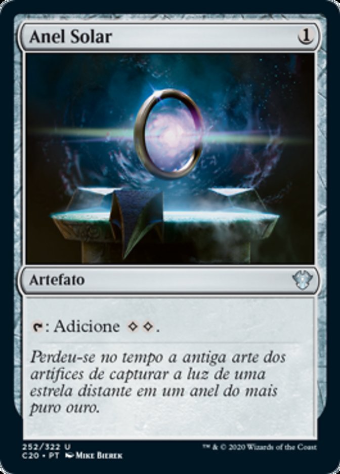 Anel Solar / Sol Ring - Magic: The Gathering - MoxLand