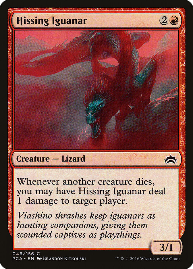 Iguanar Sibilante / Hissing Iguanar - Magic: The Gathering - MoxLand