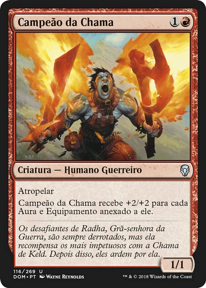 Campeão da Chama / Champion of the Flame - Magic: The Gathering - MoxLand