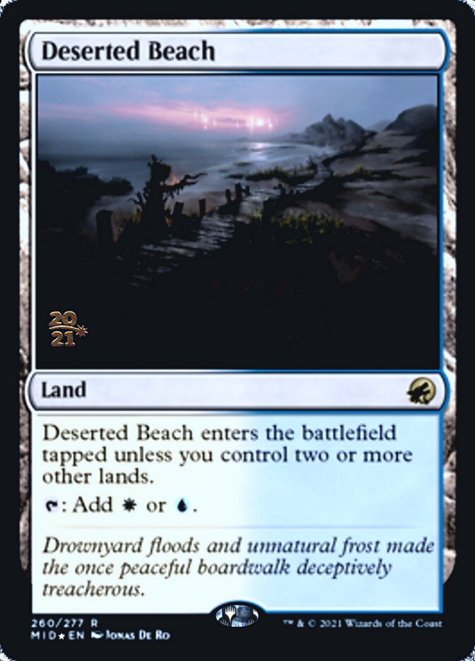 Praia Deserta / Deserted Beach - Magic: The Gathering - MoxLand