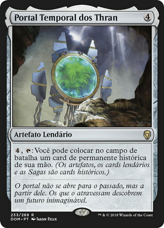 Portal Temporal dos Thran / Thran Temporal Gateway - Magic: The Gathering - MoxLand