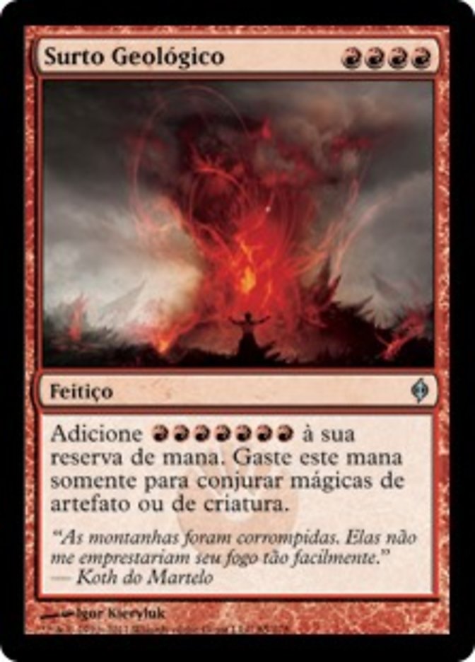 Surto Geológico / Geosurge - Magic: The Gathering - MoxLand