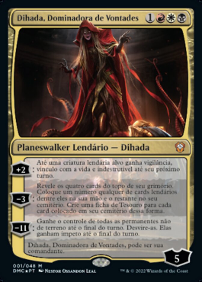 Dihada, Dominadora de Vontades / Dihada, Binder of Wills - Magic: The Gathering - MoxLand