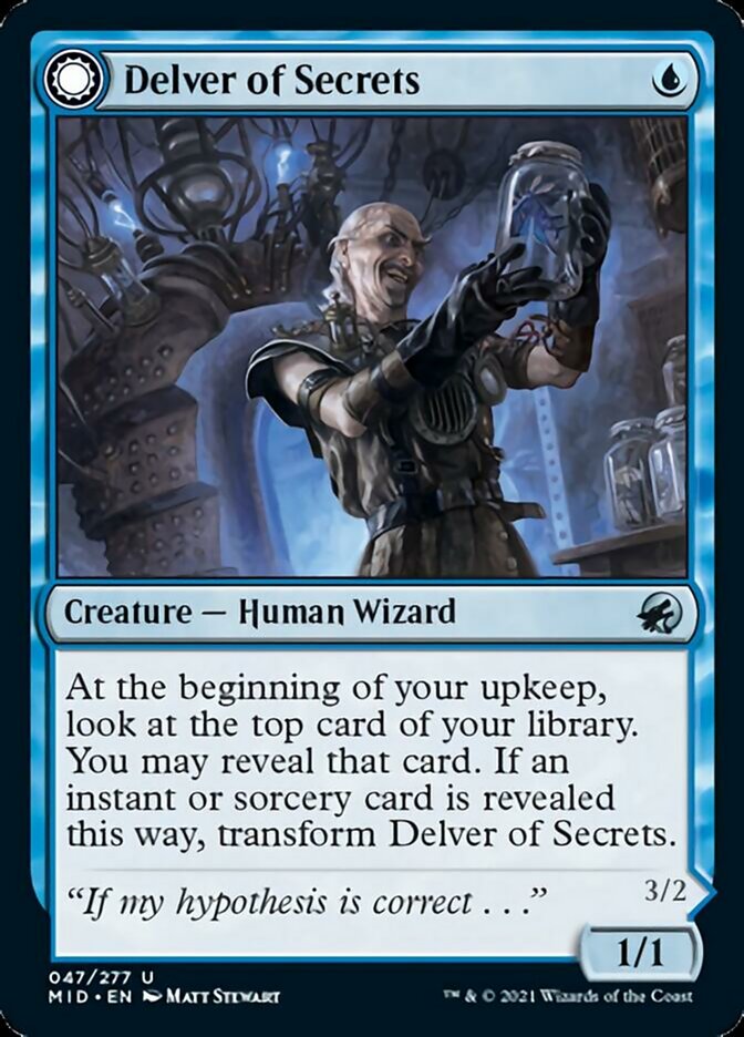 Investigador de Segredos / Delver of Secrets - Magic: The Gathering - MoxLand