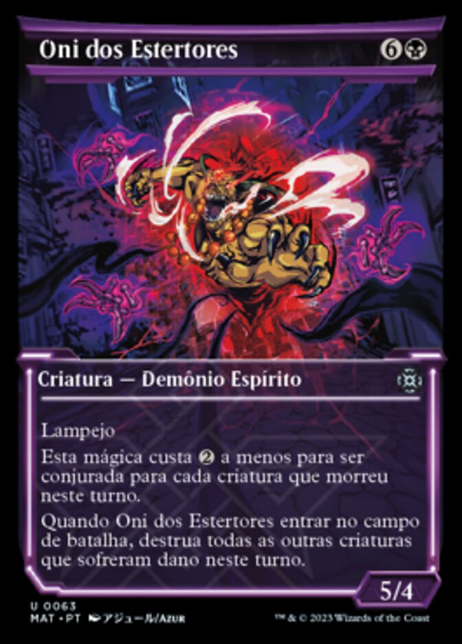 Oni dos Estertores / Death-Rattle Oni - Magic: The Gathering - MoxLand