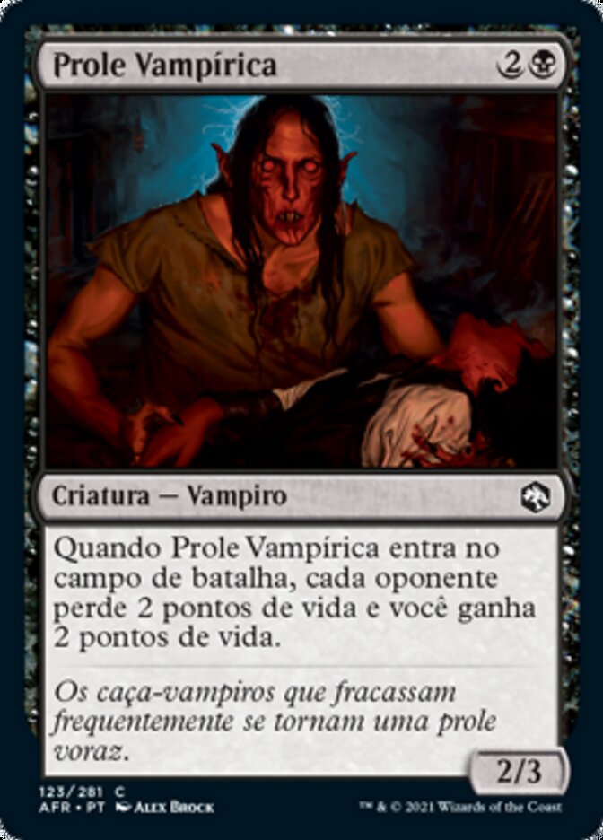 Prole Vampírica / Vampire Spawn - Magic: The Gathering - MoxLand