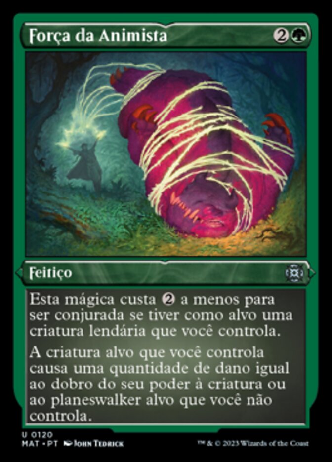 Força da Animista / Animist's Might - Magic: The Gathering - MoxLand