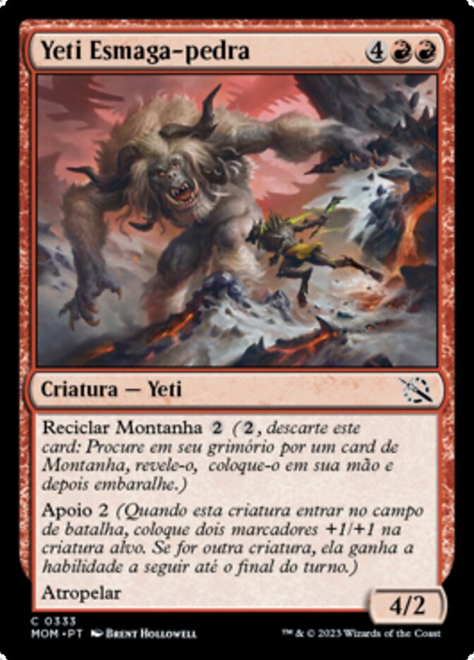 Yeti Esmaga-pedra / Cragsmasher Yeti - Magic: The Gathering - MoxLand