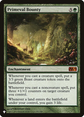 Recompensa Primordial / Primeval Bounty - Magic: The Gathering - MoxLand