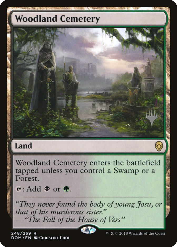 Cemitério da Floresta / Woodland Cemetery - Magic: The Gathering - MoxLand