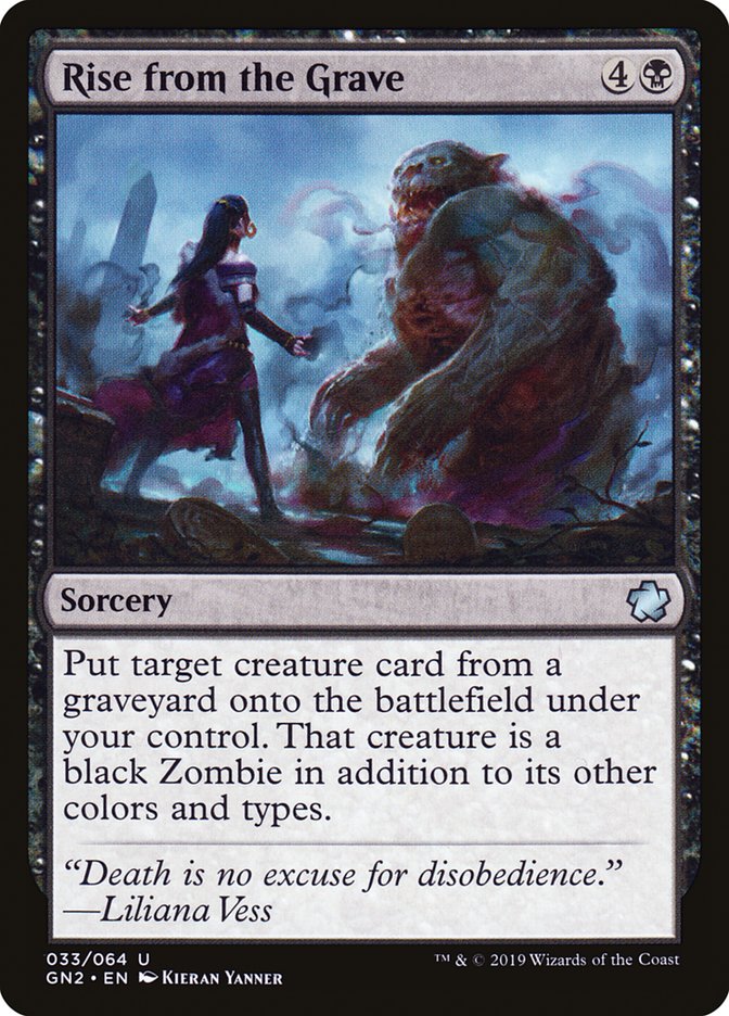 Ressurgir da Cova / Rise from the Grave - Magic: The Gathering - MoxLand