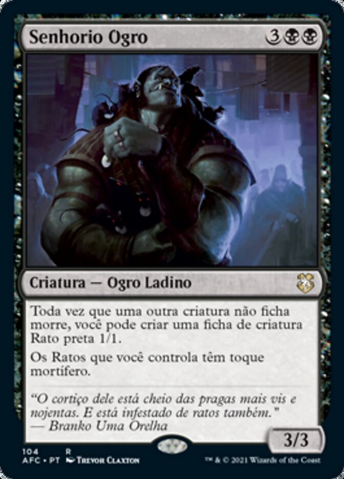 Senhorio Ogro / Ogre Slumlord - Magic: The Gathering - MoxLand