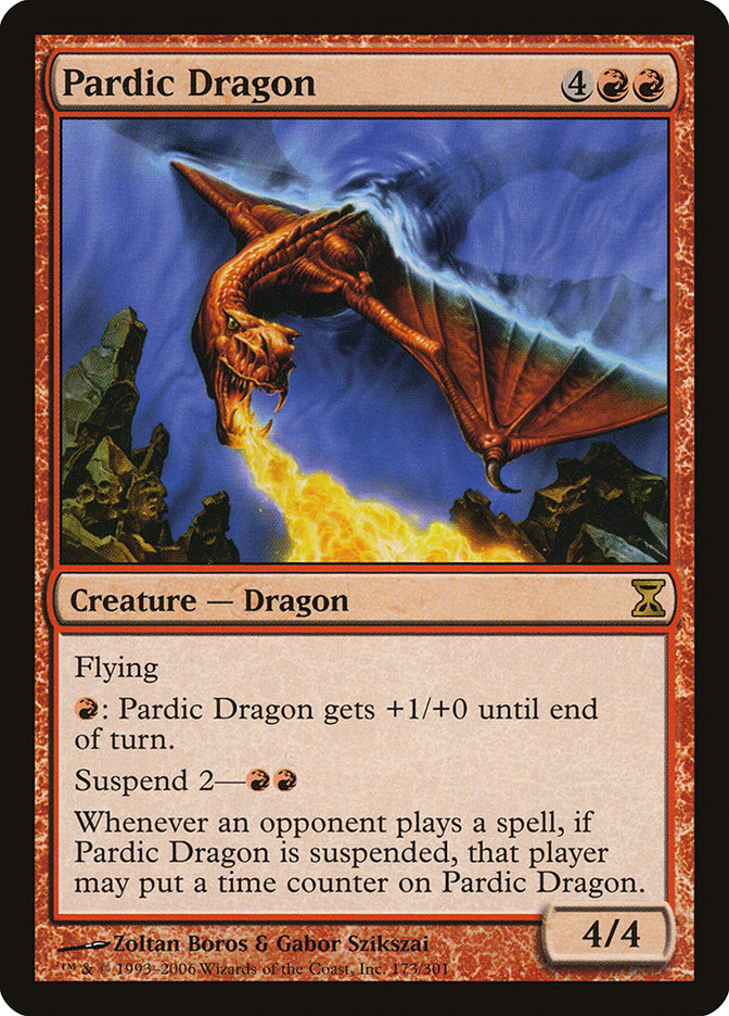 Dragão Párdico / Pardic Dragon - Magic: The Gathering - MoxLand