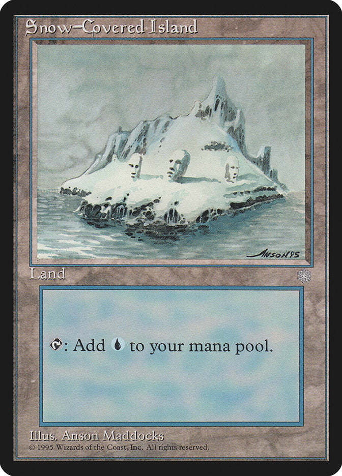 Ilha Nevada / Snow-Covered Island - Magic: The Gathering - MoxLand