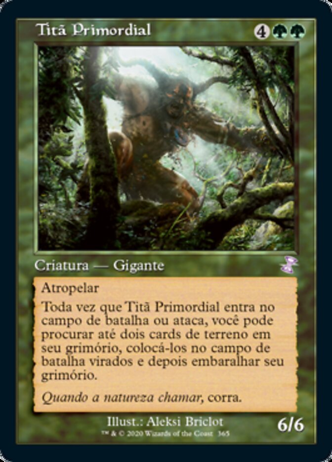 Titã Primordial / Primeval Titan - Magic: The Gathering - MoxLand