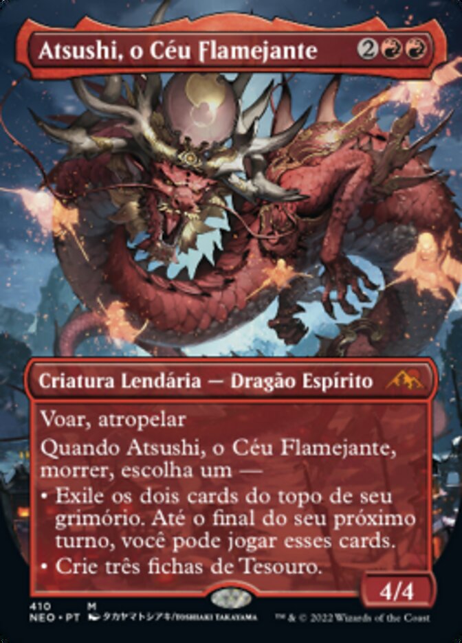 Atsushi, o Céu Flamejante / Atsushi, the Blazing Sky - Magic: The Gathering - MoxLand