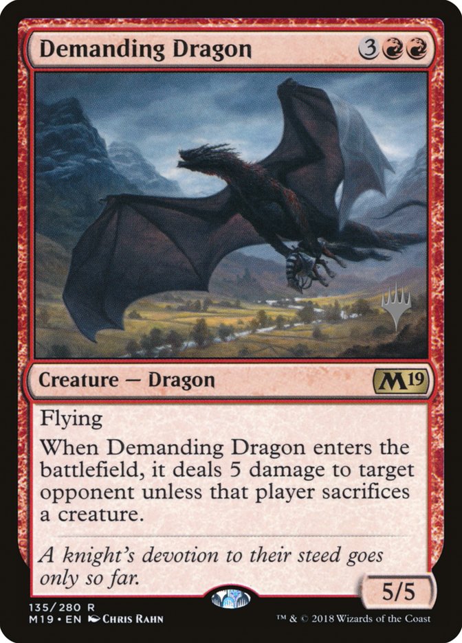 Dragão Reivindicativo / Demanding Dragon - Magic: The Gathering - MoxLand