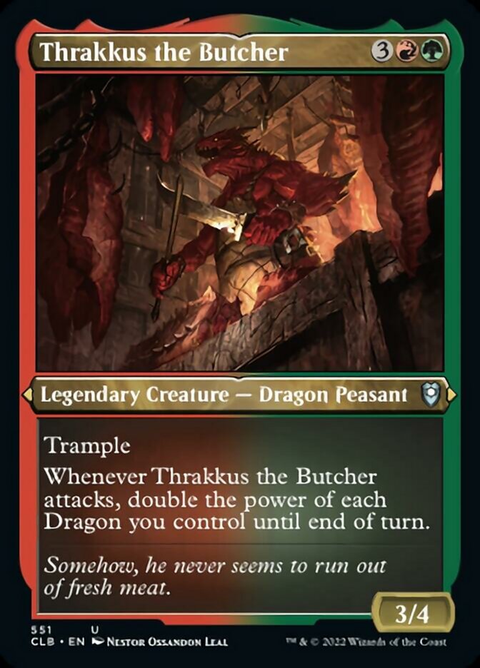 Thrakkus, o Açougueiro / Thrakkus the Butcher - Magic: The Gathering - MoxLand