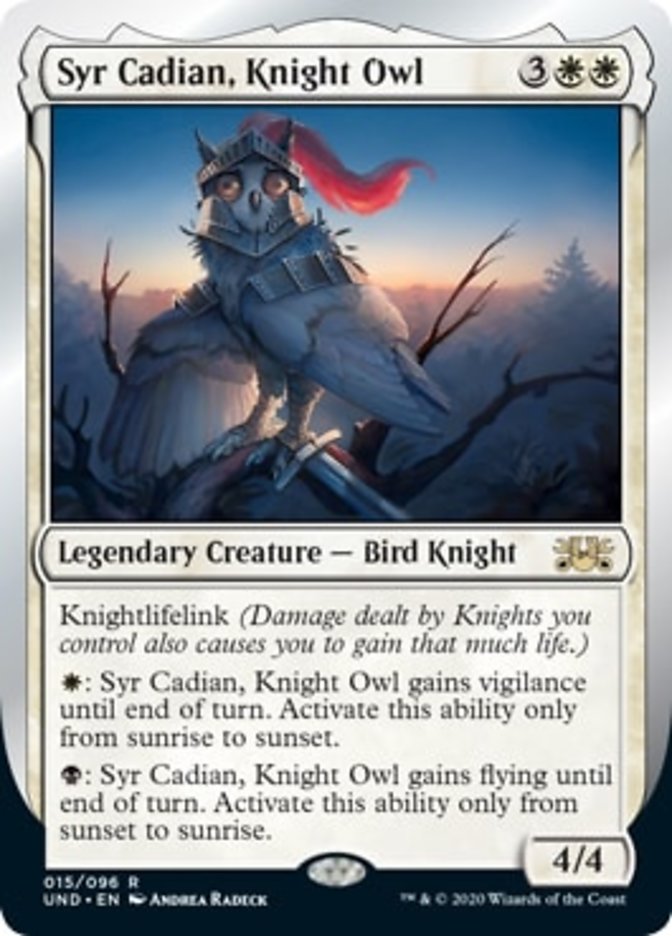 Syr Cadian, Knight Owl / Syr Cadian, Knight Owl - Magic: The Gathering - MoxLand