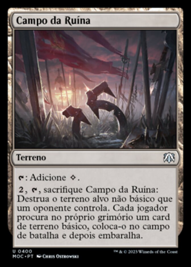 Campo da Ruína / Field of Ruin - Magic: The Gathering - MoxLand