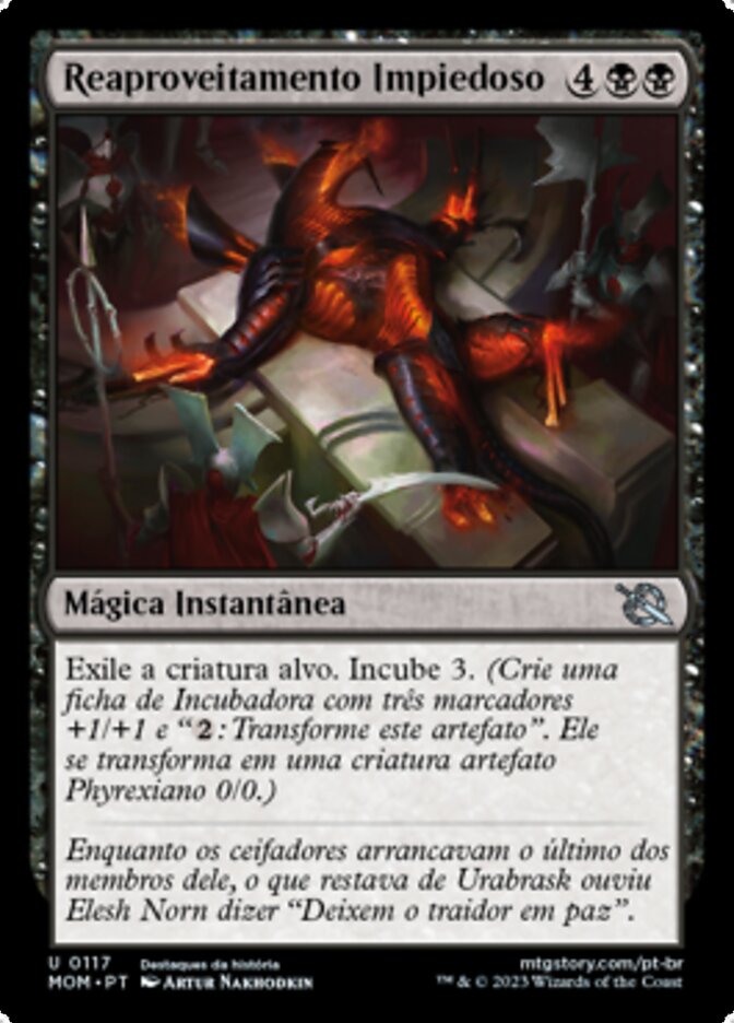 Reaproveitamento Impiedoso / Merciless Repurposing - Magic: The Gathering - MoxLand