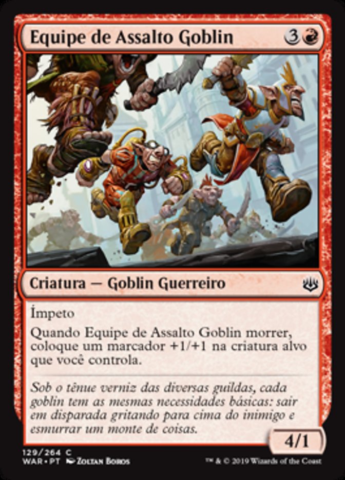 Equipe de Assalto Goblin / Goblin Assault Team - Magic: The Gathering - MoxLand