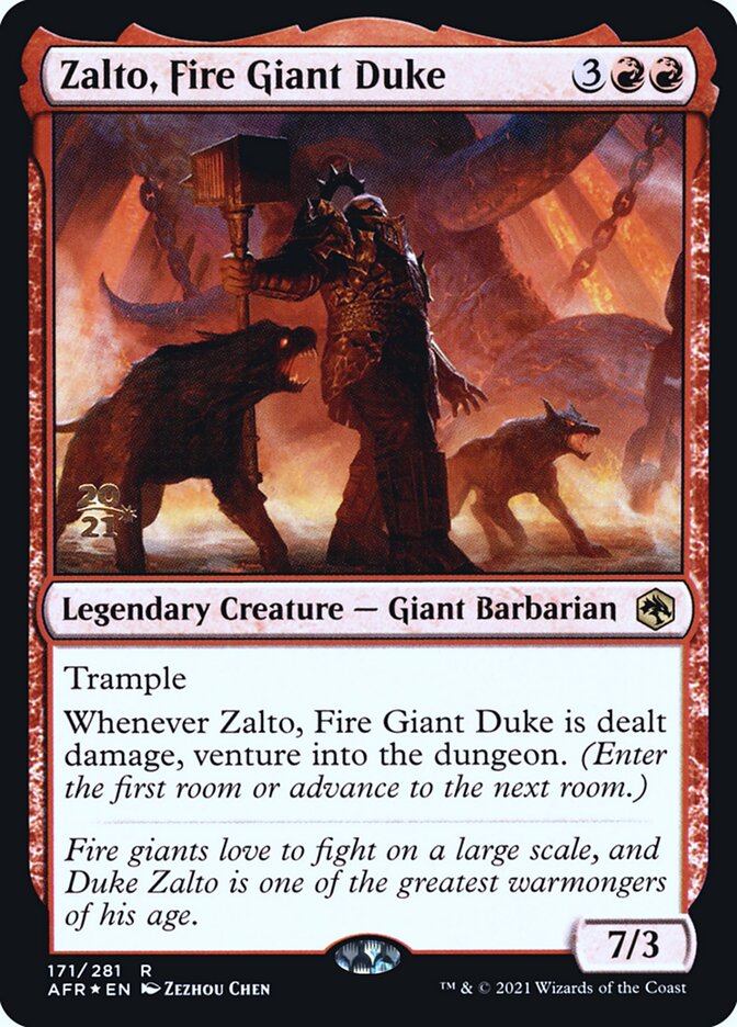 Zalto, Duque Gigante do Fogo / Zalto, Fire Giant Duke - Magic: The Gathering - MoxLand