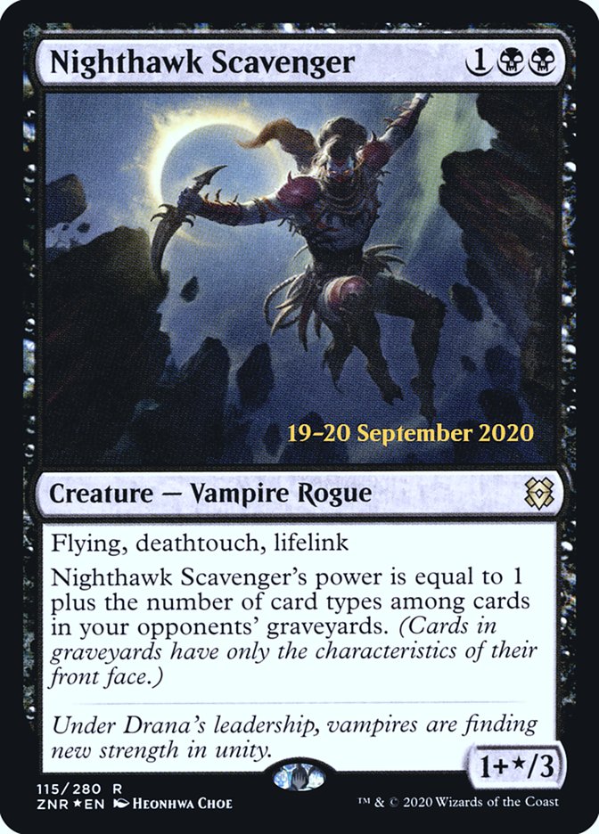 Necrófago Falcão da Noite / Nighthawk Scavenger - Magic: The Gathering - MoxLand