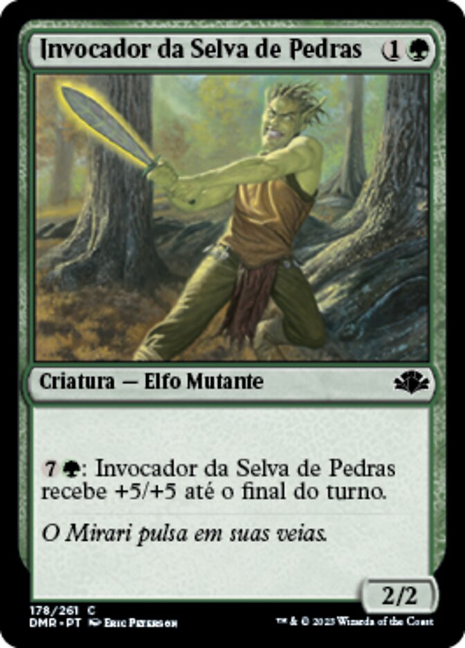 Invocador da Selva de Pedras / Stonewood Invoker - Magic: The Gathering - MoxLand