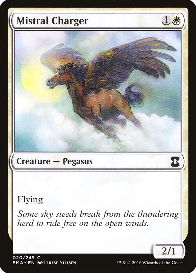 Cavalo-de-Batalha Mistral / Mistral Charger - Magic: The Gathering - MoxLand