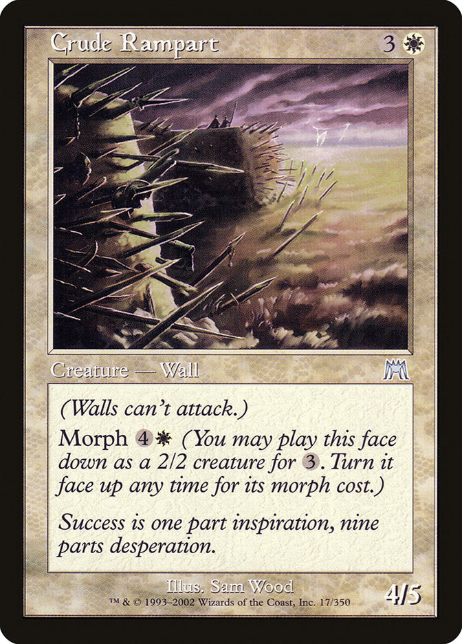 Antemuro Desguarnecido / Crude Rampart - Magic: The Gathering - MoxLand