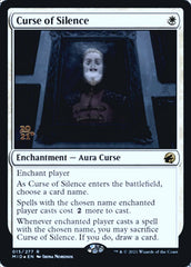 Maldição do Silêncio / Curse of Silence - Magic: The Gathering - MoxLand