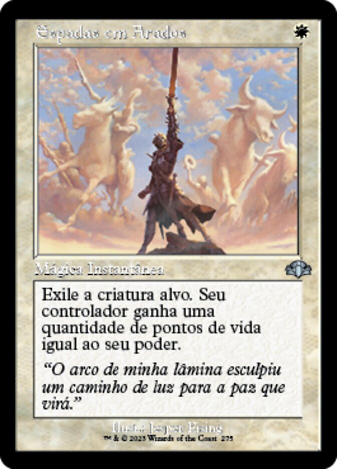 Espadas em Arados / Swords to Plowshares - Magic: The Gathering - MoxLand