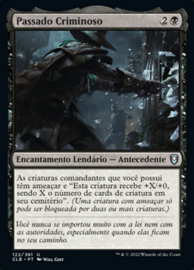 Passado Criminoso / Criminal Past - Magic: The Gathering - MoxLand