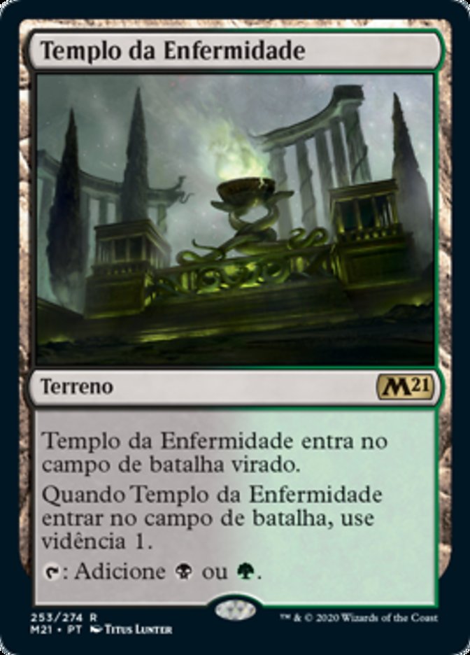 Templo da Enfermidade / Temple of Malady - Magic: The Gathering - MoxLand