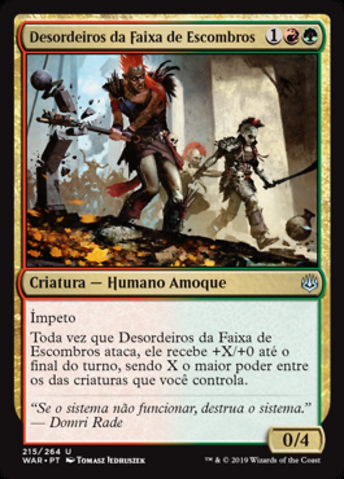 Desordeiros da Faixa de Escombros / Rubblebelt Rioters - Magic: The Gathering - MoxLand