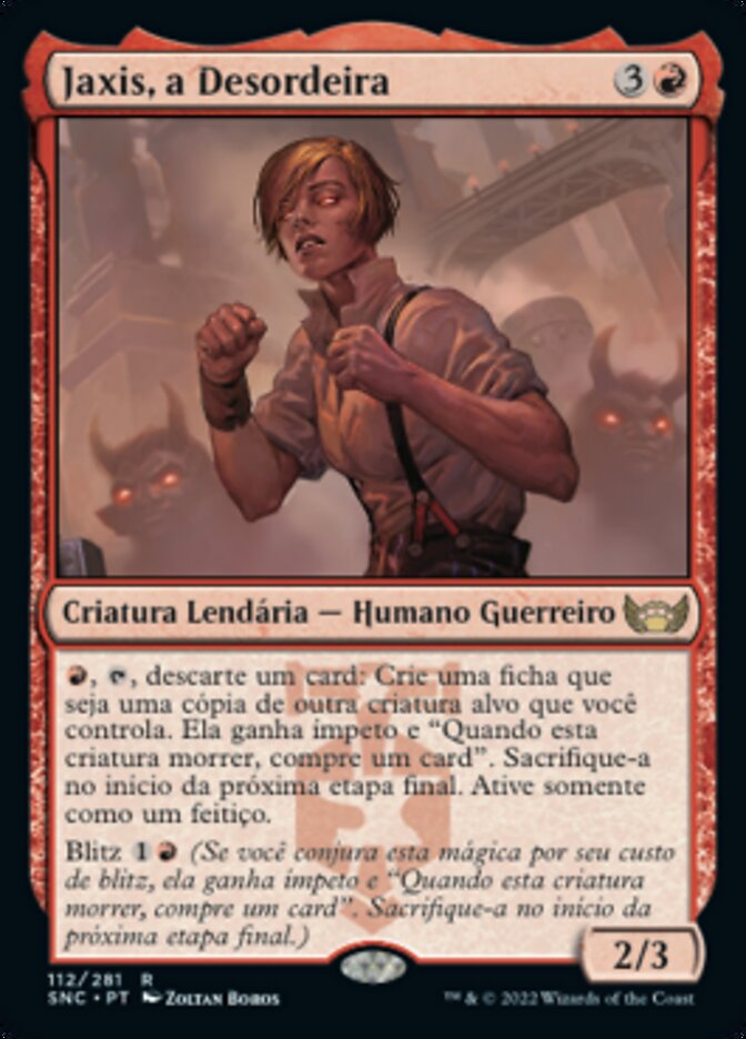 Jaxis, a Desordeira / Jaxis, the Troublemaker - Magic: The Gathering - MoxLand