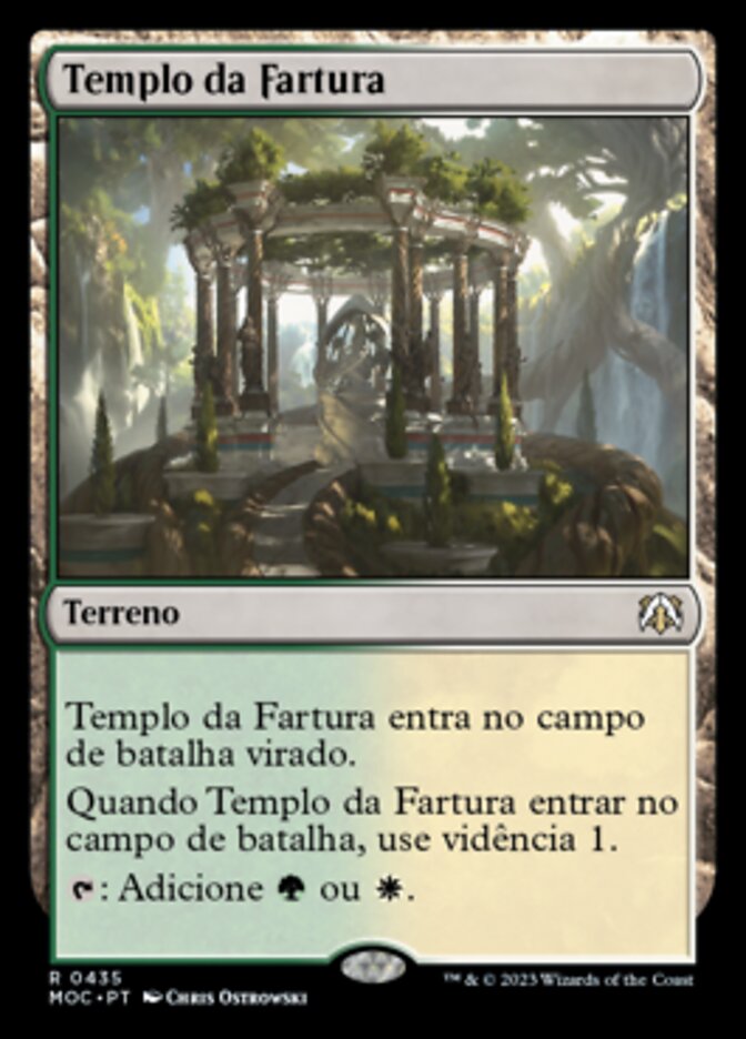 Templo da Fartura / Temple of Plenty - Magic: The Gathering - MoxLand