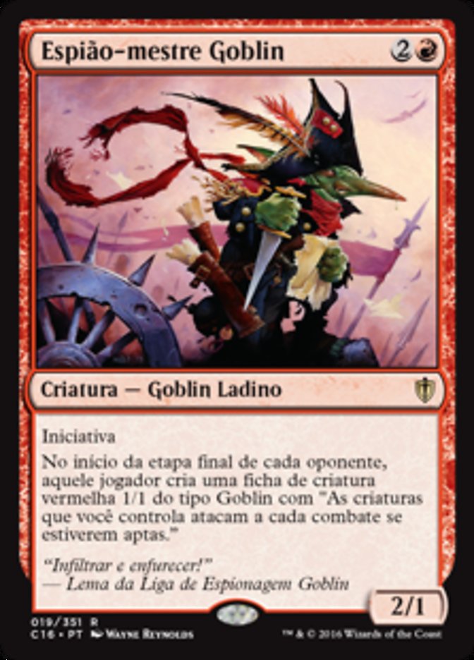 Espião-mestre Goblin / Goblin Spymaster - Magic: The Gathering - MoxLand