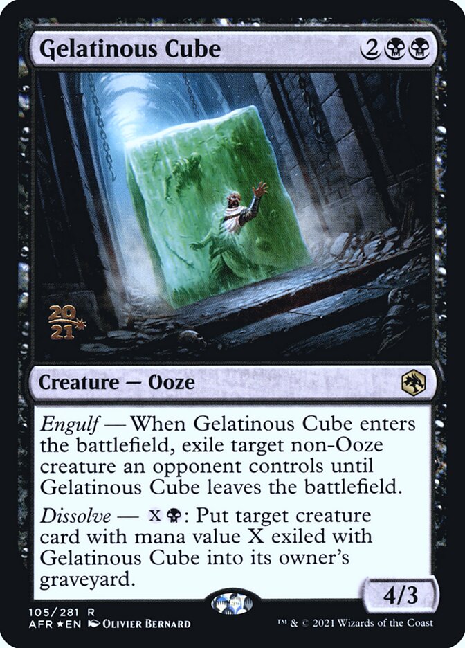 Cubo Gelatinoso / Gelatinous Cube - Magic: The Gathering - MoxLand