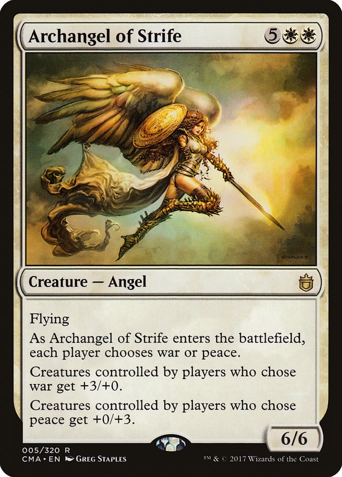 Archangel of Strife / Archangel of Strife - Magic: The Gathering - MoxLand