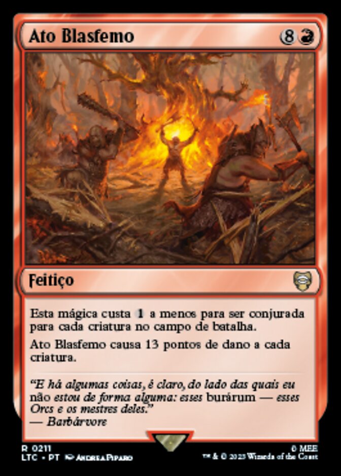 Ato Blasfemo / Blasphemous Act - Magic: The Gathering - MoxLand