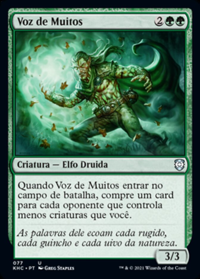 Voz de Muitos / Voice of Many - Magic: The Gathering - MoxLand