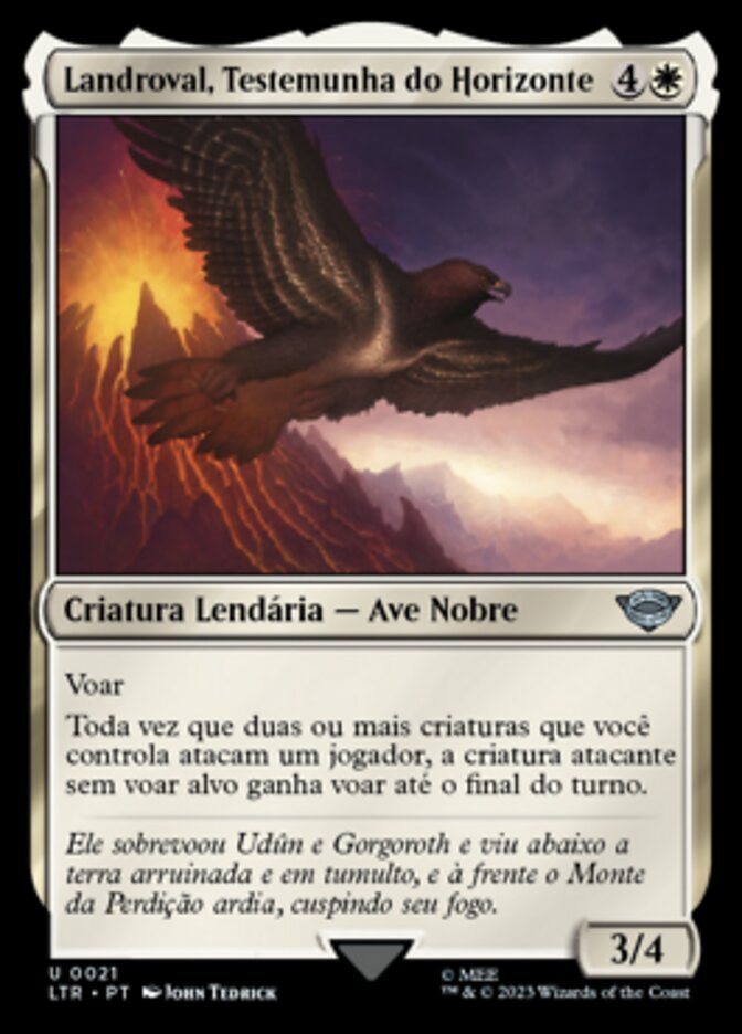 Landroval, Testemunha do Horizonte / Landroval, Horizon Witness - Magic: The Gathering - MoxLand