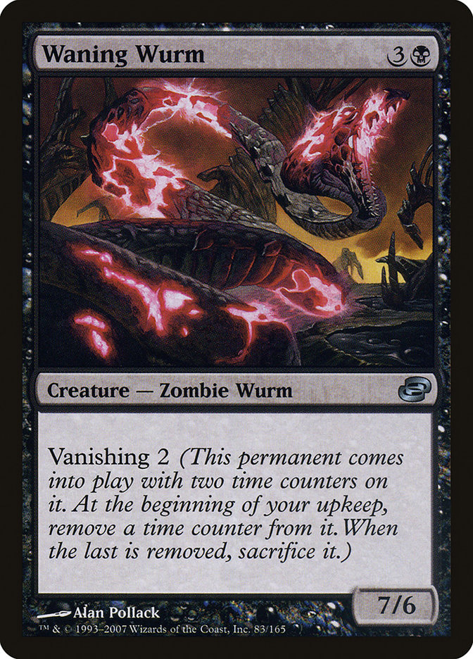 Vorme Evanescente / Waning Wurm - Magic: The Gathering - MoxLand